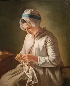Françoise DuparcFemme cousant