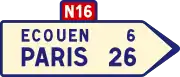 Panneau E1 de position - 1946