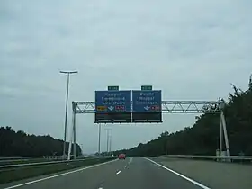 Embranchement de la E232 près de Zwolle