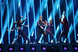 Alexander Rybak à Lisbonne (2018).