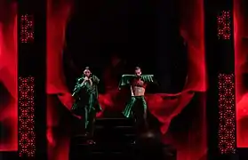 Photo de Conan Osíris, lauréat du prix Barbara Dex 2019.