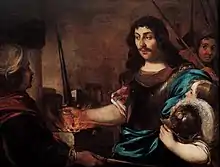 Le sacrifice de Caius Mucius Scaevola représenté par Bernhard Keil au XVIIe siècle