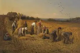 Moissonneurs (vers 1890).