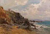 Edmond Petitjean, Les Roches de Rochebonne près de Saint-Malo