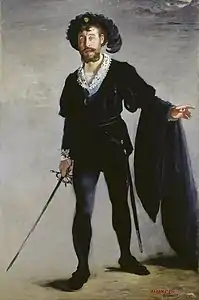 Édouard Manet, Jean-Baptiste Faure en Hamlet (1877), Essen, musée Folkwang.