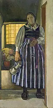 Édouard Vallet, La Servante valaisanne, 1911.