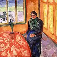 Edvard Munch, Mélancolie, 1911 (120 × 125 cm), Musée Stenersen, Oslo.