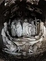 Le sépulcre, mise au tombeau du XVe siècle.