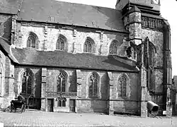 La façade nord vers 1900