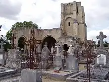Vue sur le cimetière