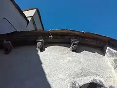 Église Saint-Julien d'Autraguet, Modillons.