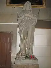 Sainte Apolline, sculpture de L.-V. Bougron.