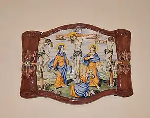 Chemin de croix - Station XII .