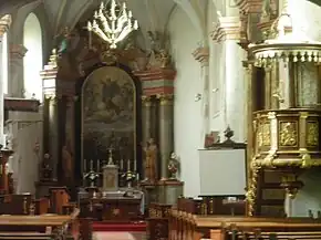 Intérieur de l'abbatiale