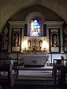 Église de Mazoires où sont les reliques de sainte Florine.