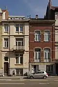 Ixelles, avenue de la Couronne, 208 & 210(Style éclectique) (1902).