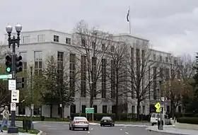 Vue de la mission diplomatique