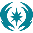 Symbole vert représentant une sorte de rond dans lequel figure une étoile verte.