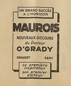 Image illustrative de l’article Nouveaux discours du Docteur O'Grady