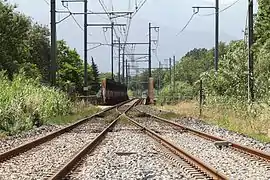Enchevêtrement du viaduc du Tech.