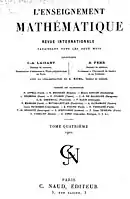 Image illustrative de l’article L'Enseignement mathématique