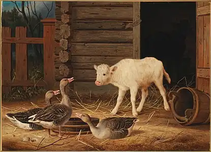 Ferdinand von Wright, La Surprise, 1880.