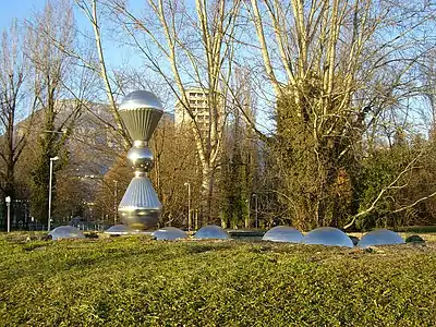 Le Sablier, Saint-Martin-d'Hères, entrée sud du campus.