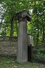 An Ionic column from 55 Wall Street