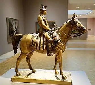 Statue équestre de Napoléon,  (vers 1870), Madison, Chazen Museum of Art.