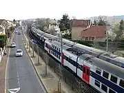 Rame automotriceZ 20900 en direction de Paris.