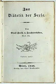 Zur Diätetik der Seele