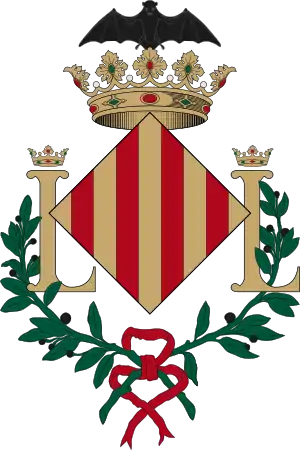 Blason de Valence (Espagne).