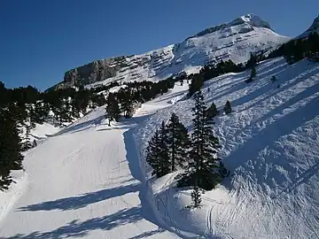 La piste Edelweiss en 2012.