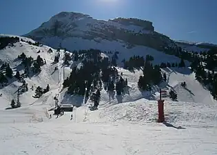 Le téléski des Oursons du secteur de la Grande Moucherolle.
