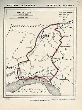 Localisation de Est en Opijnen