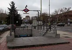 Entrée de la station.