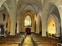 La nef et ses collatéraux.