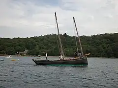 Chaloupe sardinière Eulalie de Douarnenez en Bretagne.