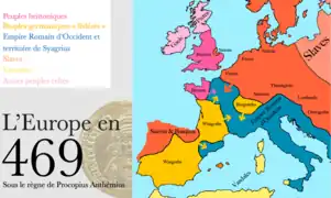 Europe occidentale en 469
