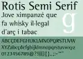Rotis semi-serif.