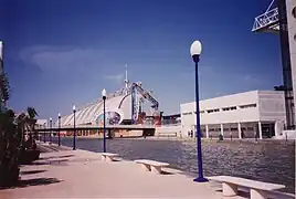 Le pavillon du Futur en 1992.