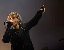 Mike Williams, chanteur de EHG, au Hellfest 2018