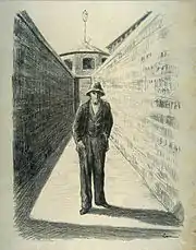 Félix Fénéon à Mazas, 1894, par Maximilien Luce