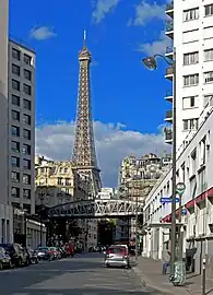 Rue Saint-Charles à son extrémité nord.