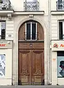 La porte d'entrée du no&nbsp;44.