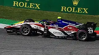 Cem Bölükbaşı en 2022 en Formule 2 à Spielberg