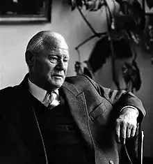 Portrait en noir et blanc.