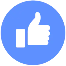 Graphique du bouton « J'aime » de Facebook.