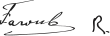 Signature de Faroukفاروق الاول
