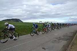 Ayuso (21) en course.